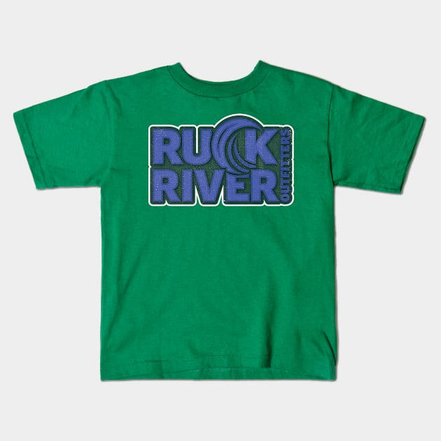 Ruck River Outfitters Kids T-Shirt by Micah Kafka